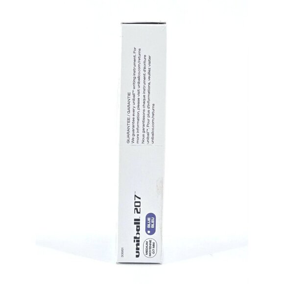 Uni-Ball 207 Retractable Gel Pens Medium Point 0.7mm Blue 12 Pack Super Ink - Picture 7 of 9